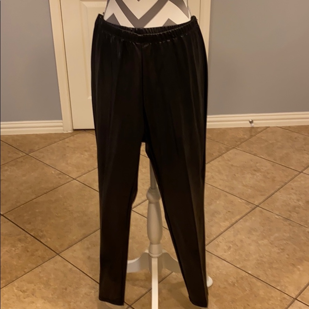 INC International Concepts Faux Leather Leggings